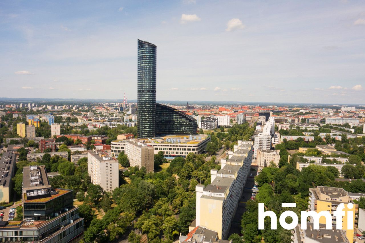 Apartament w żaglu Sky Tower - 107m2, 3 pokoje, 12-piętro - Mieszkanie - Sprzedaż - Wrocław, Krzyki
