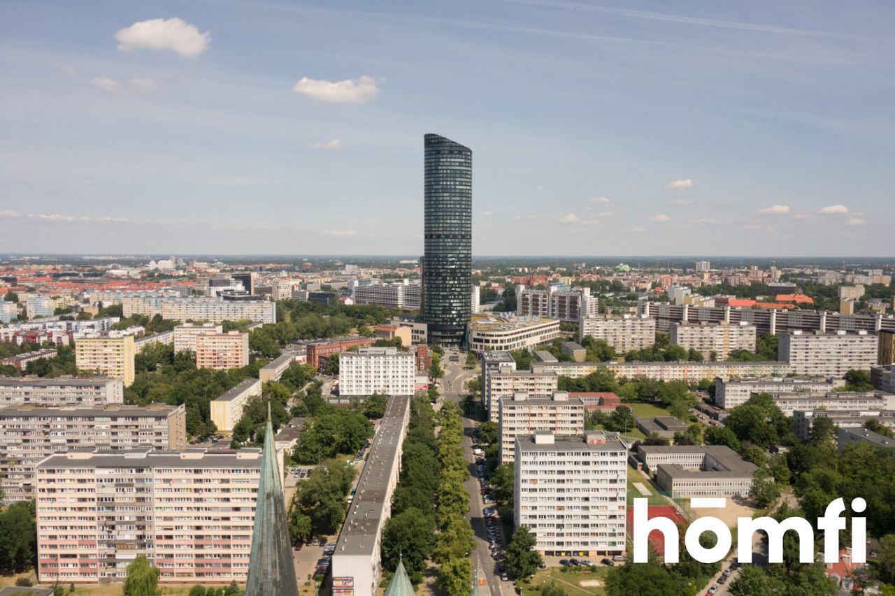 Apartament w żaglu Sky Tower - 107m2, 3 pokoje, 12-piętro - Mieszkanie - Sprzedaż - Wrocław, Krzyki