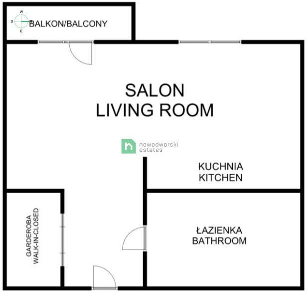 JASNA KAWALERKA PRZY UL. KUŹNICY KOŁŁĄTAJOWSKIEJ 17K BLISKO TRAMWAJ - Mieszkanie - Wynajem - Kraków, Krowodrza / Prądnik Biały