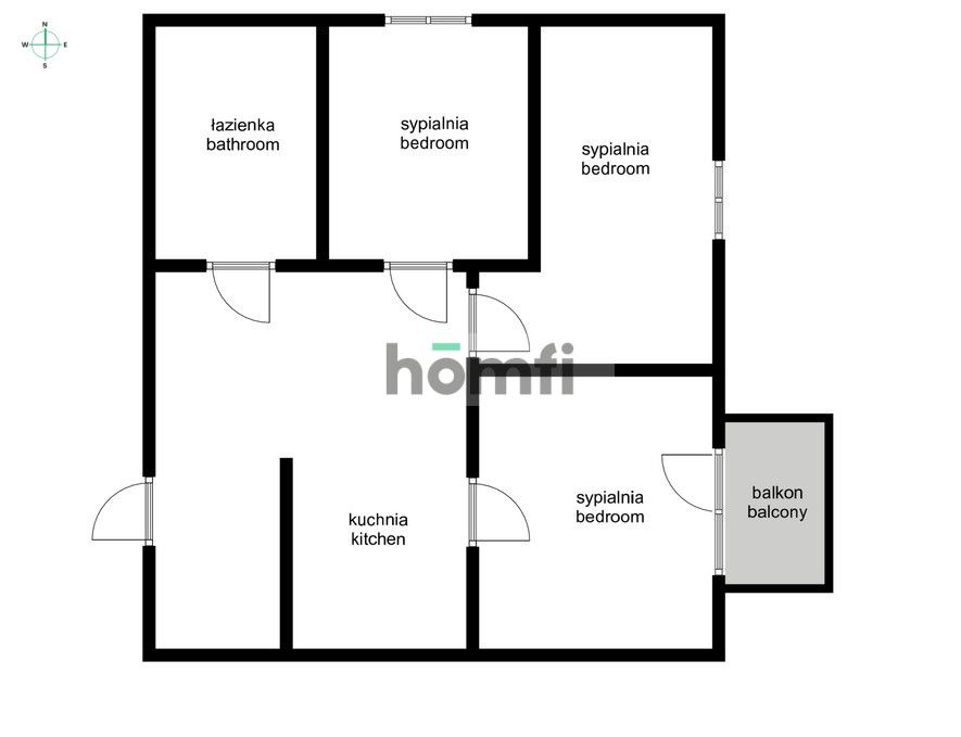 3 niezależne pokoje, idealne dla studentów, Bagry - Mieszkanie - Wynajem - Kraków, Podgórze / Płaszów