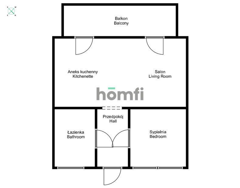Na sprzedaż - 2 pokoje z balkonem i GARAŻEM - Kraków, Olsza - Mieszkanie - Sprzedaż - Kraków, Śródmieście