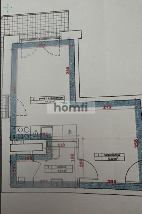 Studio, 27m, na sprzedaż , ulica Badurskiego, Kraków - Mieszkanie - Sprzedaż - Kraków, Podgórze