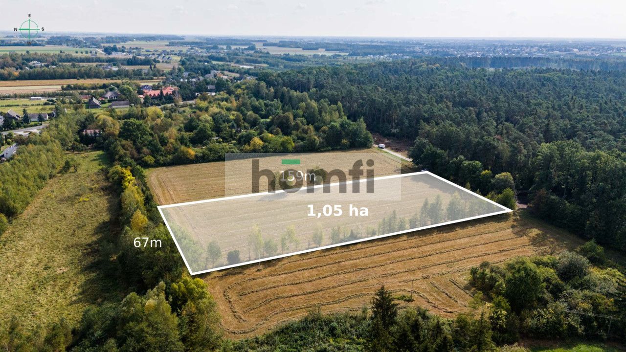 Duża ustawna działka ze świeżymi warunkami zabudowy na 8 domów - Działka - Sprzedaż - Radomski, Skaryszew / Makowiec