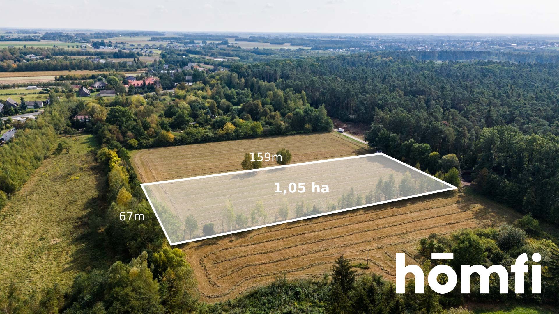 Big, nice plot with fresh agreement for building 8 houses - Ділянка - Продаж - Radomski, Skaryszew / Makowiec