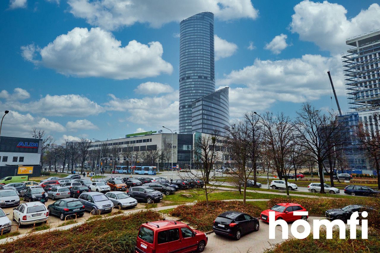 2 - room, 51.6 m2 at Powstańców Śląskich Street/Sky Tower - Apartment - Sale - Wrocław, Krzyki / Krzyki