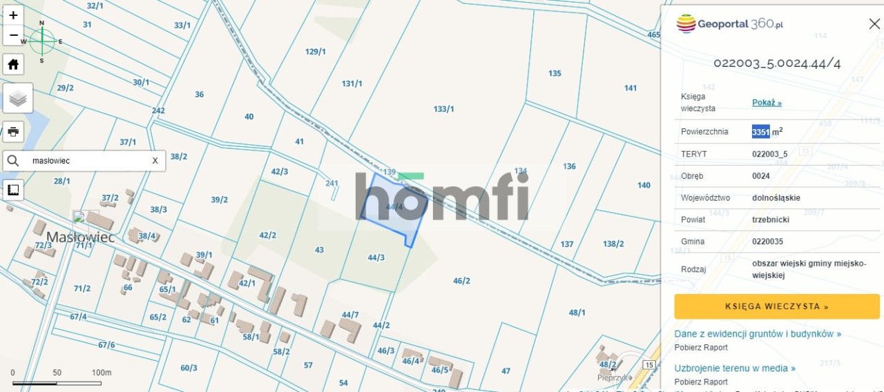 PROMOCJA Na sprzedaż działka z pięknym zadrzewieniem! - Działka - Sprzedaż - Trzebnicki, Trzebnica / Masłowiec