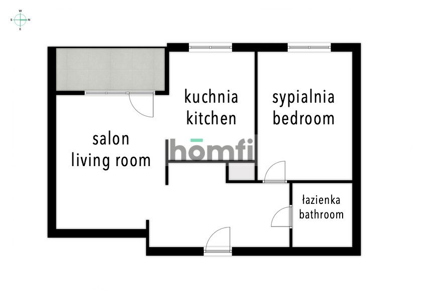 Sunny 2 rooms with AC and garage - Apartment - Rent - Warszawa, Włochy / Stare Włochy