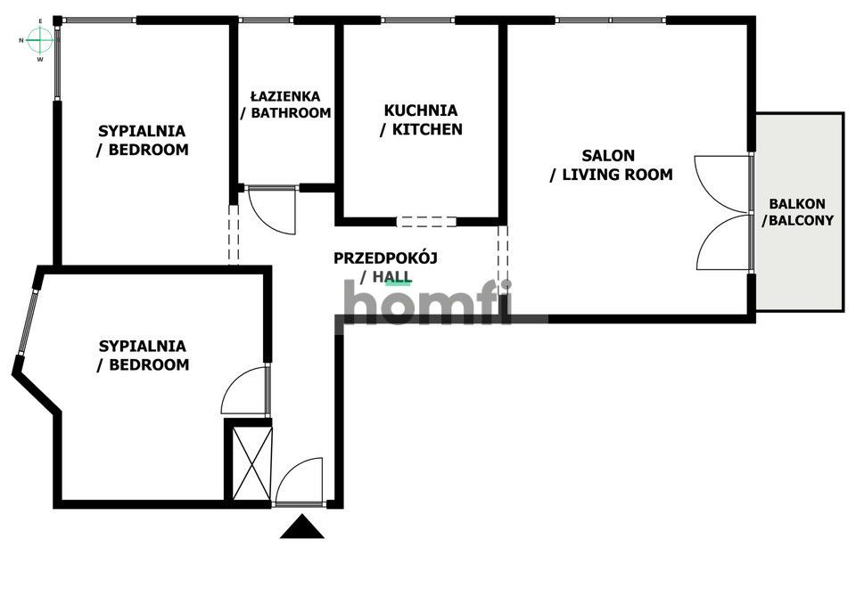 Komfortowe 3-pokojowe do wejścia | balkon | garaż - Mieszkanie - Sprzedaż - Kraków, Podgórze / Wola Duchacka
