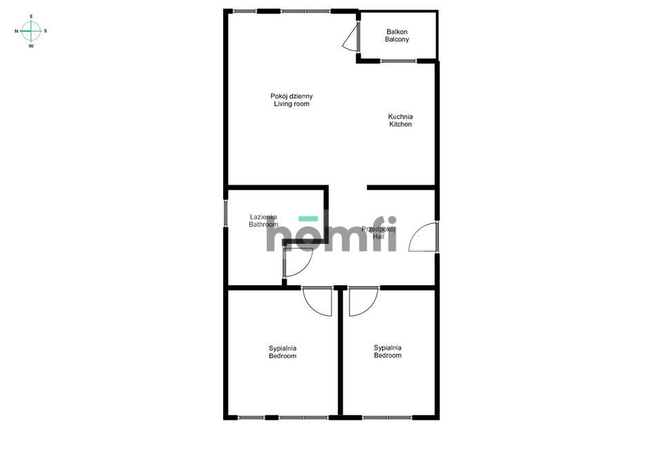 3 pokojowe mieszkanie 68m2 na Gaju - Mieszkanie - Wynajem - Wrocław, Krzyki
