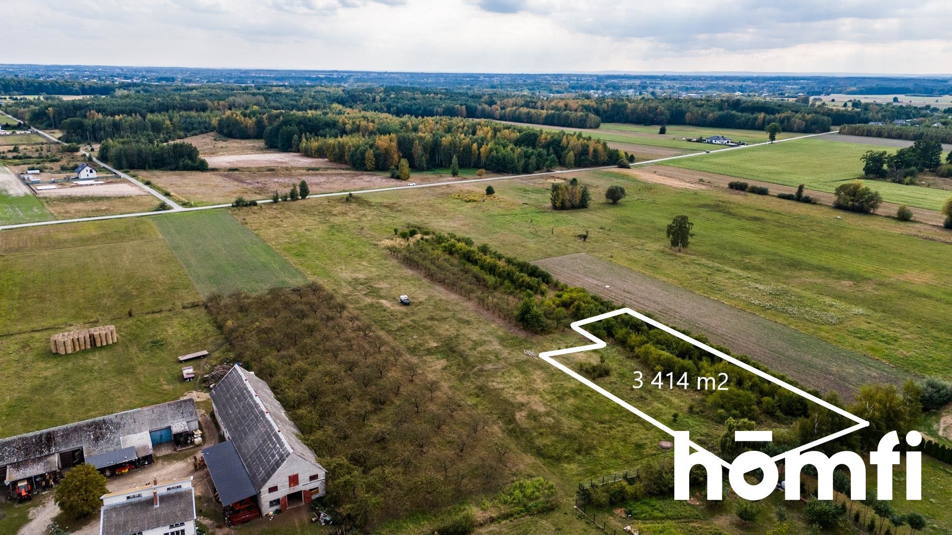 Działka budowlana z WZ, 3 414 m2 - Działka - Sprzedaż - Radomski, Zakrzew / Dąbrówka Nagórna-Wieś