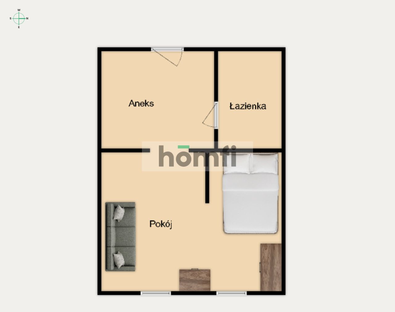 Nowoczesna kawalerka przy Politechnice - Mieszkanie - Wynajem - Łódź, Polesie