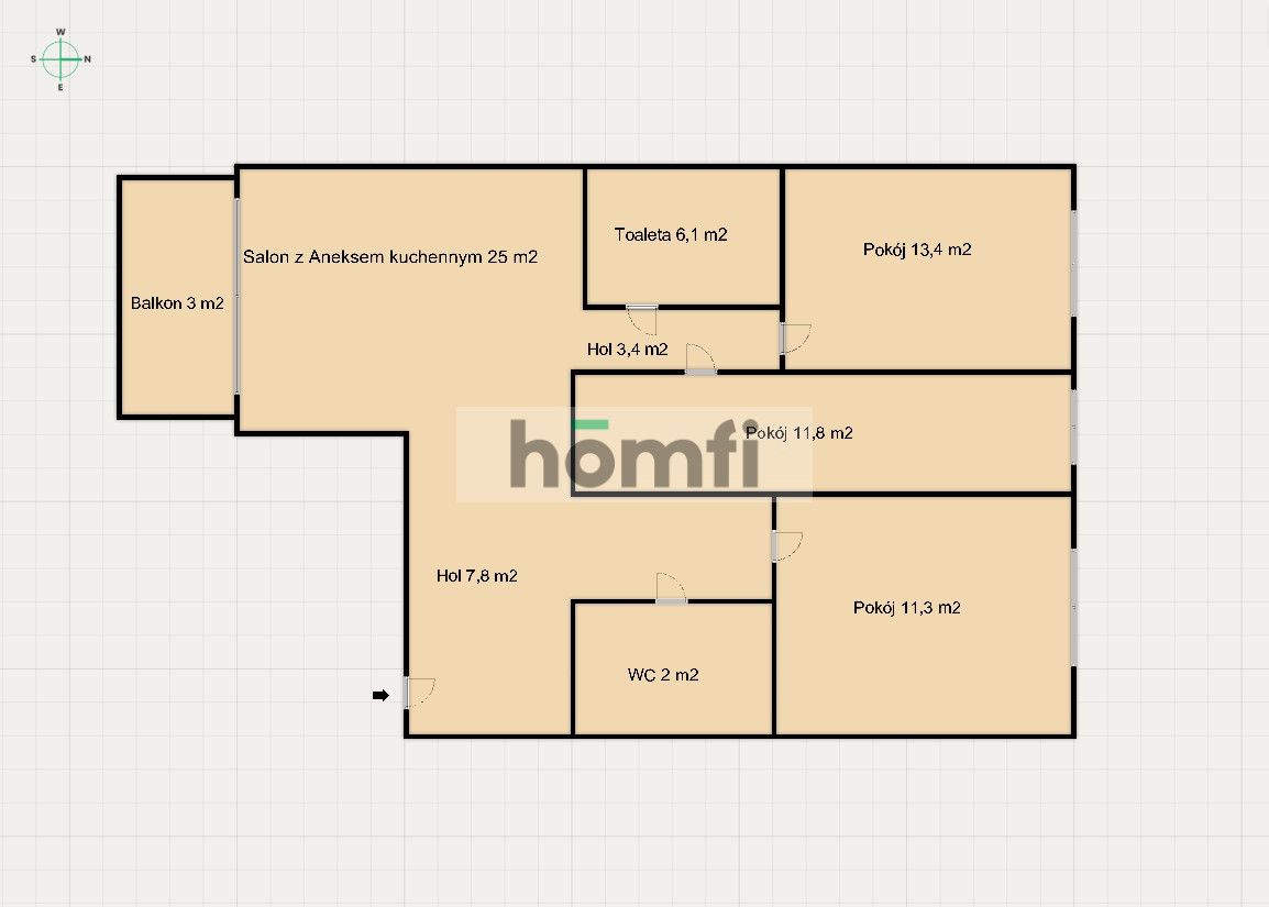 4-pokojowe mieszkanie w centrum Rzeszowa – SkyRes - Mieszkanie - Sprzedaż - Rzeszów, Staromieście