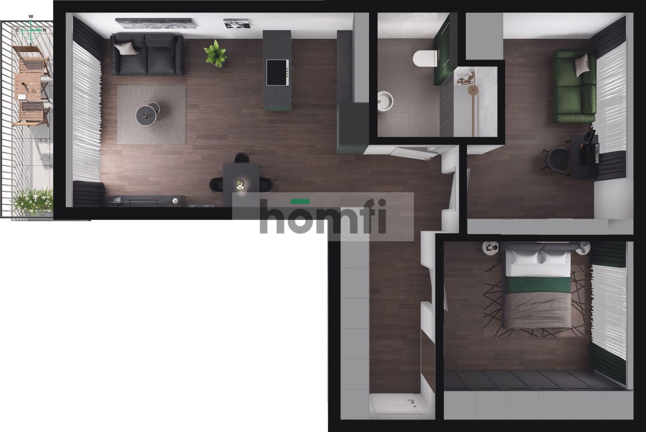 Wykończone, eleganckie mieszkanie na zamkniętym osiedlu - Mieszkanie - Sprzedaż - Radom, Ustronie