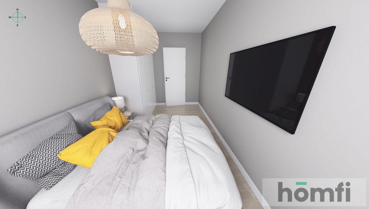 TWO-ROOM APARTMENT 42m2 - BRONOWICE - Apartment - Sale - Kraków, Krowodrza / Bronowice