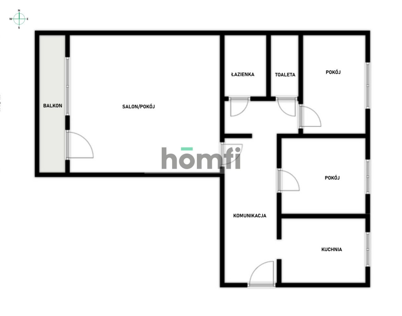 3 pokojowe mieszkanie gotowe do wejścia - Rejtana koło UR - Mieszkanie - Wynajem - Rzeszów, Nowe Miasto