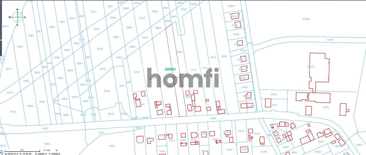 Investment plot at S5 Chomęcice-Komorniki - Ділянка - Продаж - Poznański, Komorniki / Chomęcice