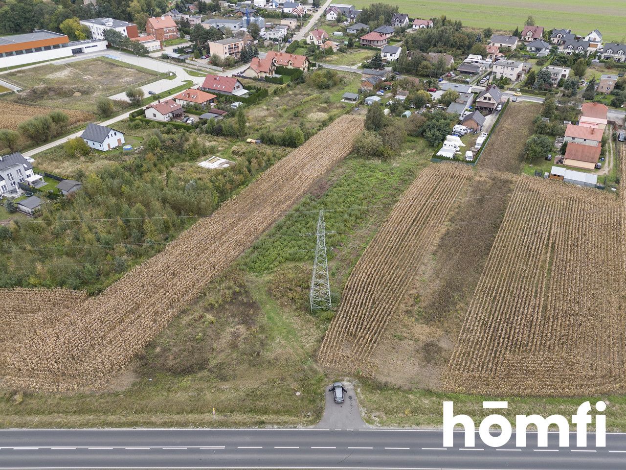 Investment plot at S5 Chomęcice-Komorniki - Ділянка - Продаж - Poznański, Komorniki / Chomęcice