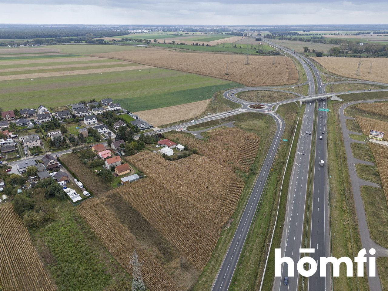 Investment plot at S5 Chomęcice-Komorniki - Ділянка - Продаж - Poznański, Komorniki / Chomęcice
