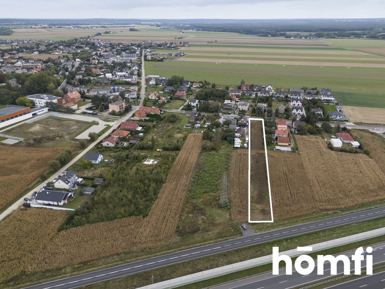 Investment plot at S5 Chomęcice-Komorniki - Ділянка - Продаж - Poznański, Komorniki / Chomęcice