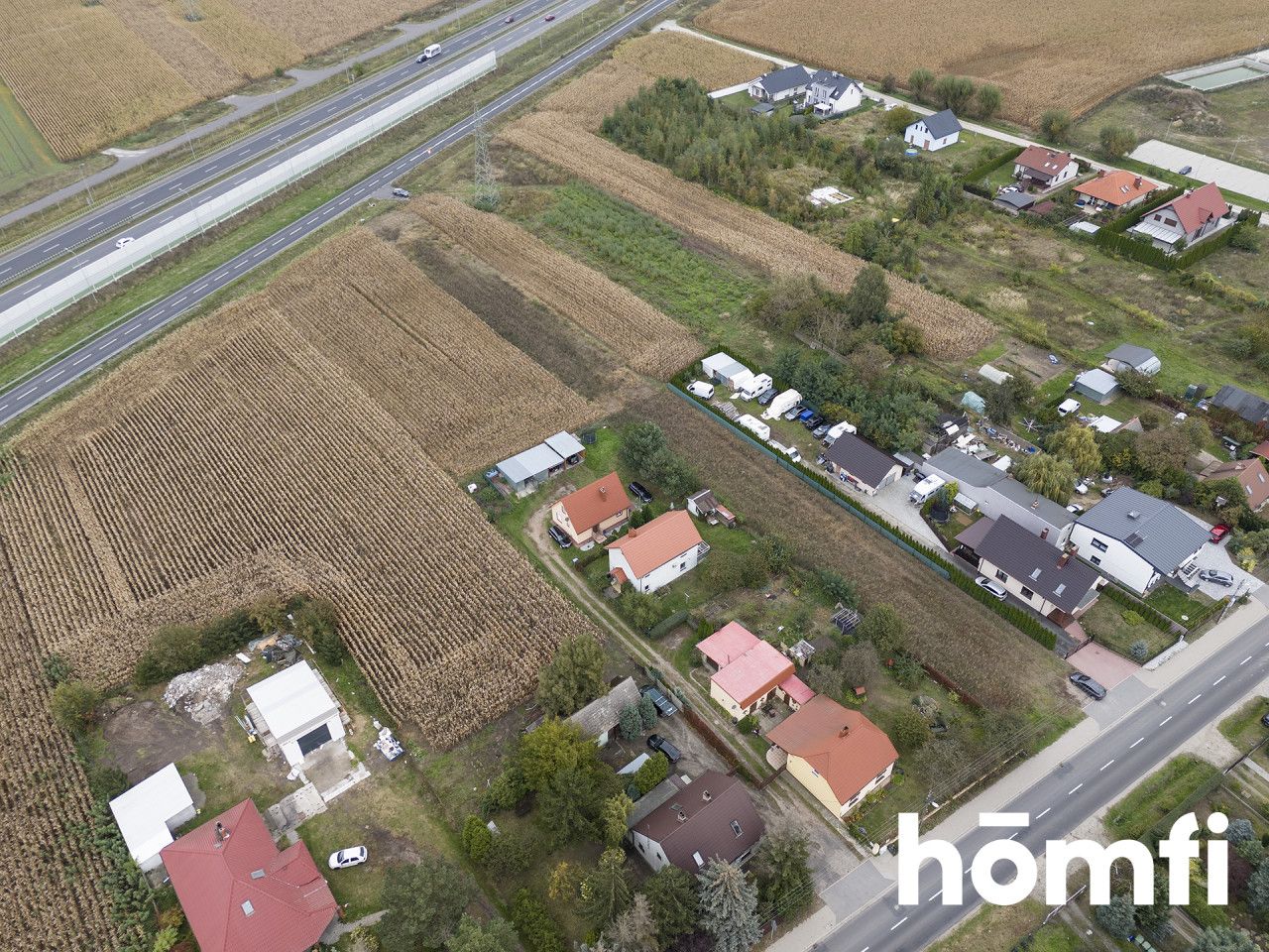 Investment plot at S5 Chomęcice-Komorniki - Ділянка - Продаж - Poznański, Komorniki / Chomęcice