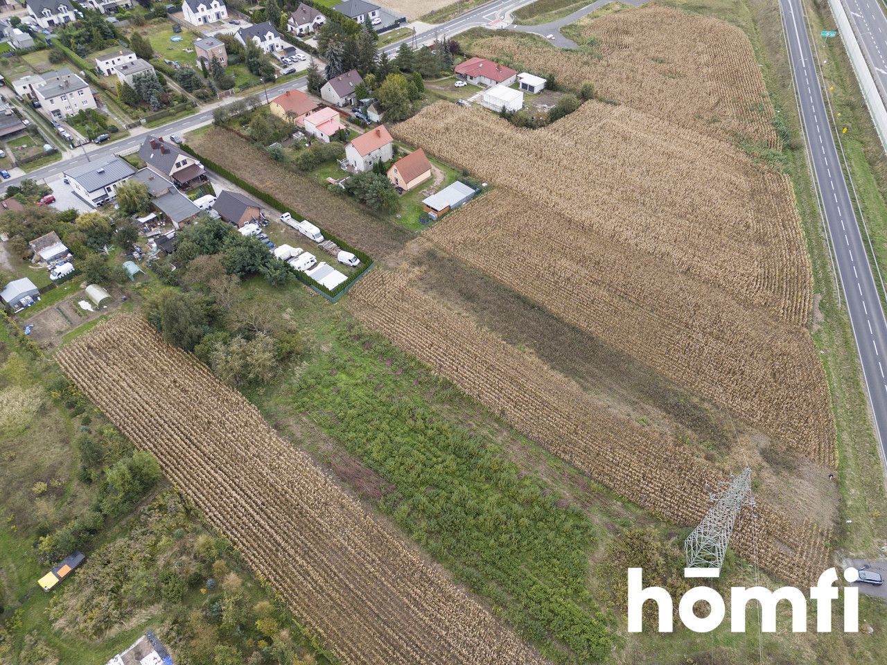 Investment plot at S5 Chomęcice-Komorniki - Ділянка - Продаж - Poznański, Komorniki / Chomęcice
