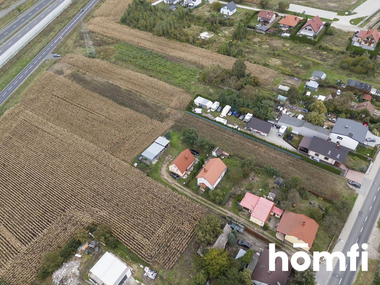 Investment plot at S5 Chomęcice-Komorniki - Ділянка - Продаж - Poznański, Komorniki / Chomęcice