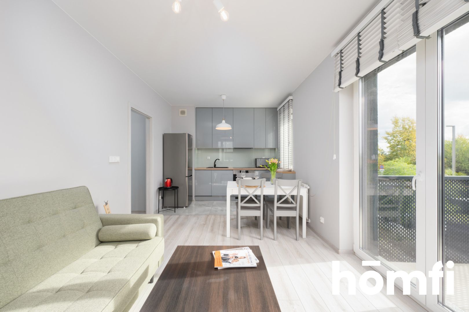 A three-room apartment with a functional layout on Kunickiego Street - Apartment - Rent - Wrocław, Fabryczna / Muchobór Wielki