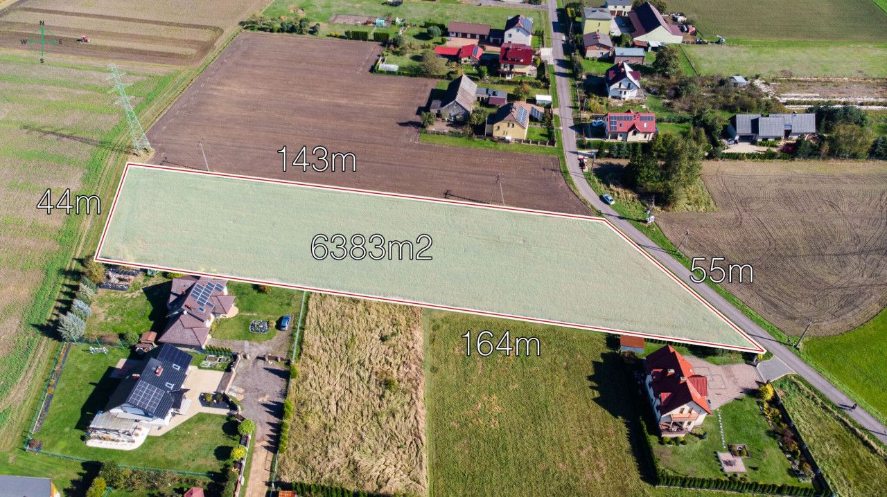 Large building plots 30 minutes from Katowice, 15 from Mikołów - Plot - Sale - Mikołowski, Orzesze