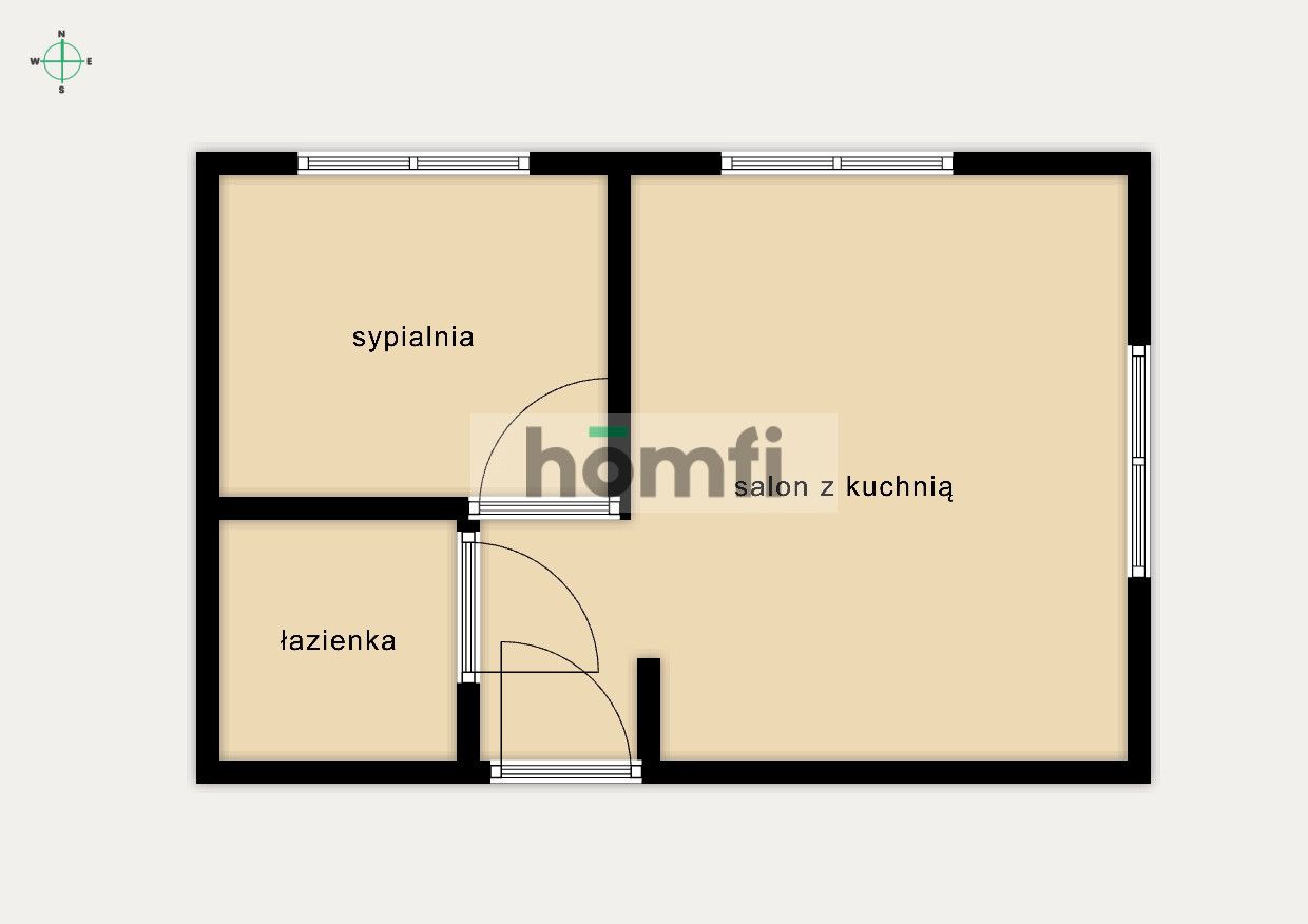 Mieszkanie 2 pok. ul. Nowa - Mieszkanie - Wynajem - Łódź, Widzew