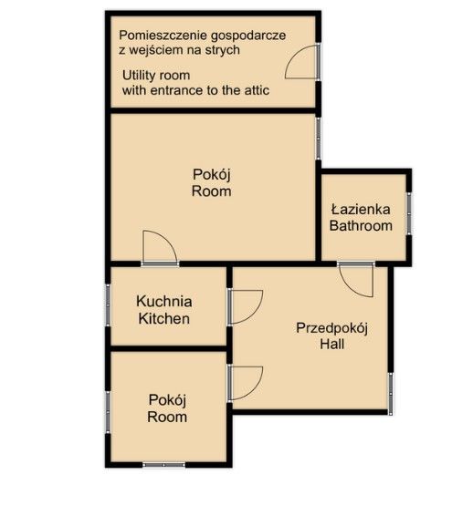 Mały dom z dużą działką - Dom - Sprzedaż - Radomski, Jedlnia-Letnisko / Antoniówka