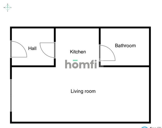 Urocza kawalerka blisko Ronda Grzegórzeckiego - Mieszkanie - Wynajem - Kraków, Śródmieście