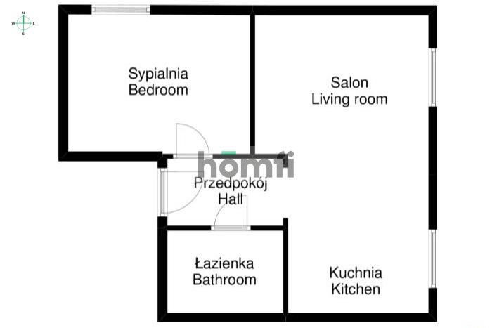 one bedroom 34sqm - Grunwaldzki Plaza, Polaka St. - Apartment - Rent - Wrocław, Śródmieście