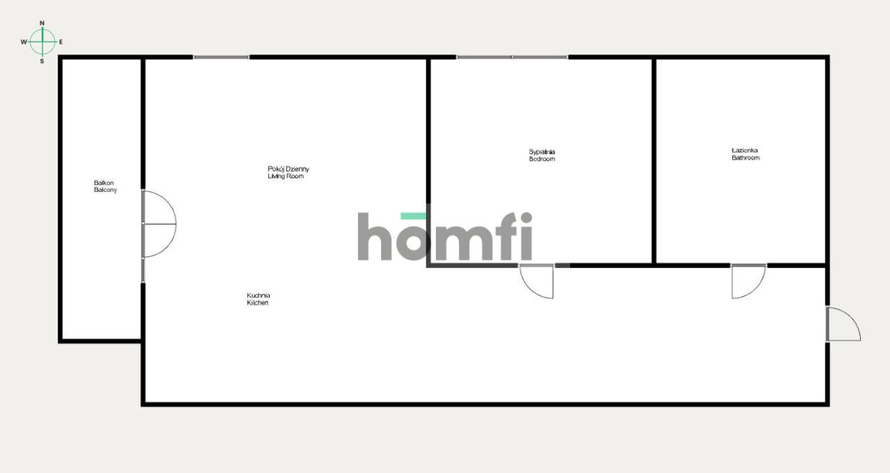 NOWOCZESNE 2- POKOJOWE MIESZKANIE- UL. GŁOWACKIEGO - Mieszkanie - Wynajem - Kraków, Krowodrza