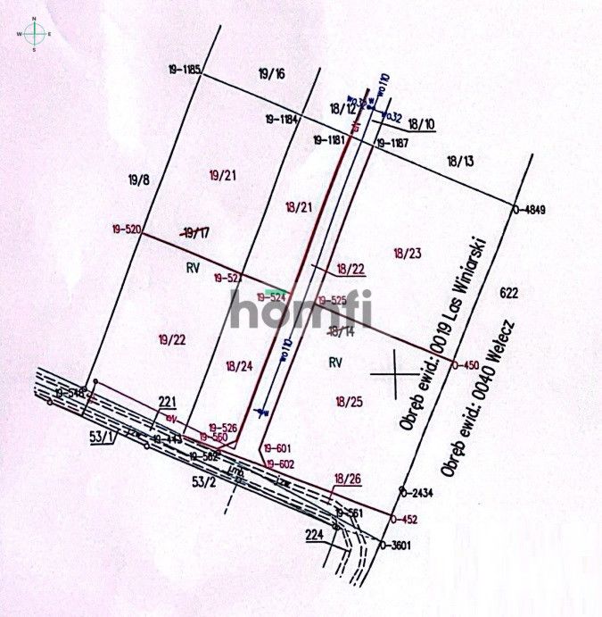 Building plots in the buffer zone of the Nadnidziański Landscape Park, Busko-Zdrój commune - Ділянка - Продаж - Buski, Busko-Zdrój / Las Winiarski