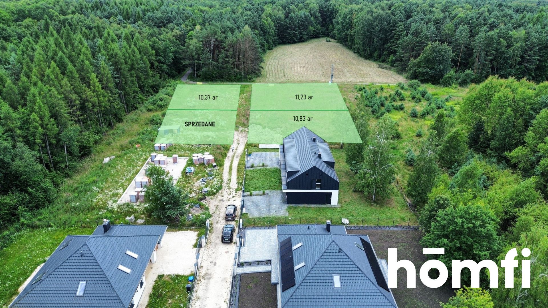 Building plots in the buffer zone of the Nadnidziański Landscape Park, Busko-Zdrój commune - Ділянка - Продаж - Buski, Busko-Zdrój / Las Winiarski