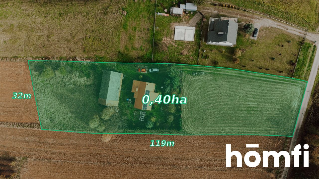 Dom Łysa Góra | Budowlane 40 ar | Fotowoltaika - Dom - Sprzedaż - Brzeski, Dębno / Łysa Góra