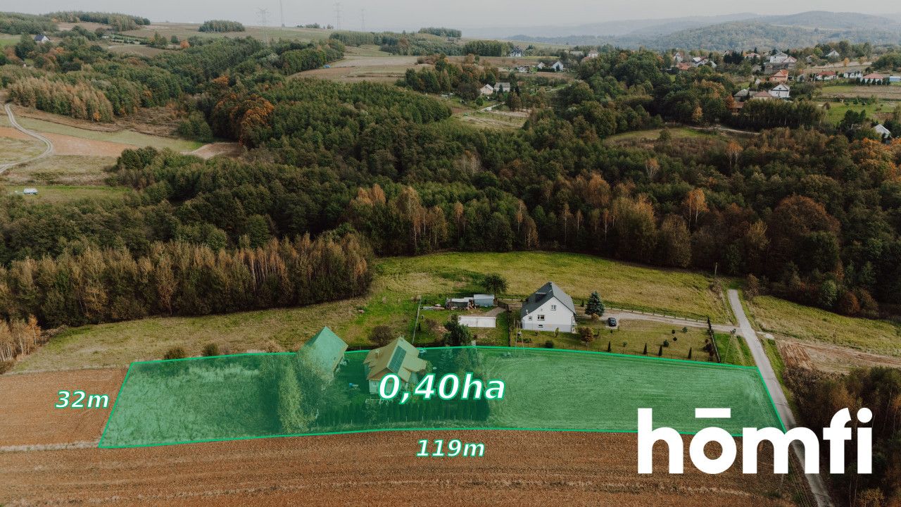 Dom Łysa Góra | Budowlane 40 ar | Fotowoltaika - Dom - Sprzedaż - Brzeski, Dębno / Łysa Góra