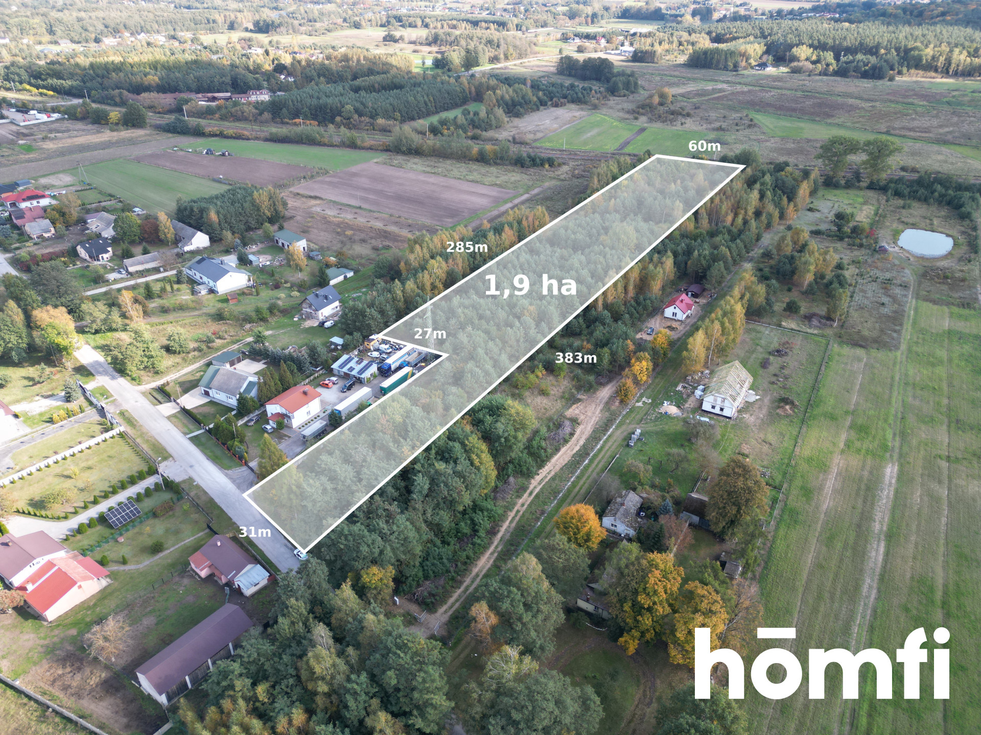 Agricultural plot for invest - Ділянка - Продаж - Radomski, Kowala / Rożki