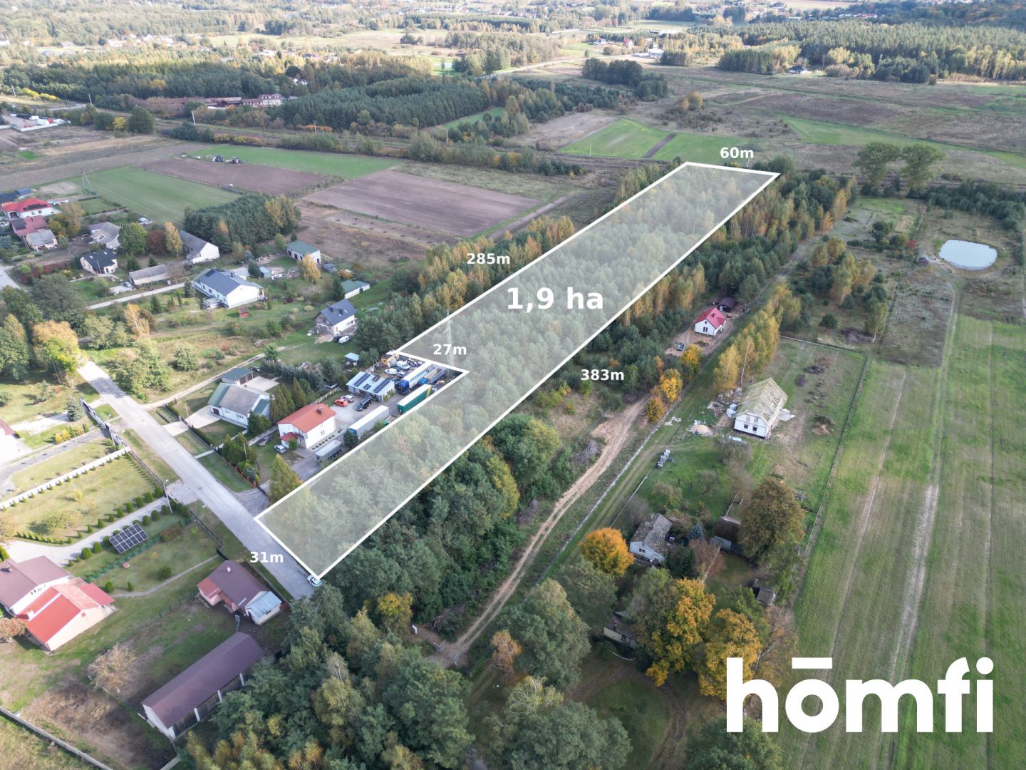 Agricultural plot for invest - Ділянка - Продаж - Radomski, Kowala / Rożki