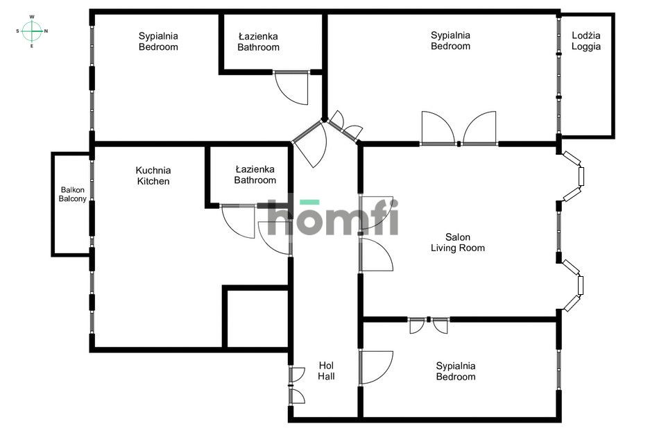 For rent 4-room apartment Poznań/Jeżyce - Apartment - Rent - Poznań, Jeżyce