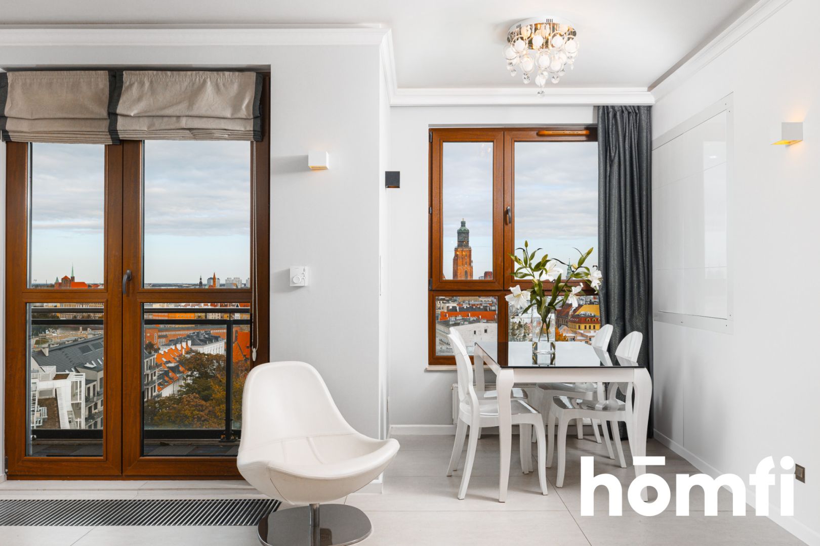 Apartment with panoramic view Odra Tower Apartment Sale Wrocław