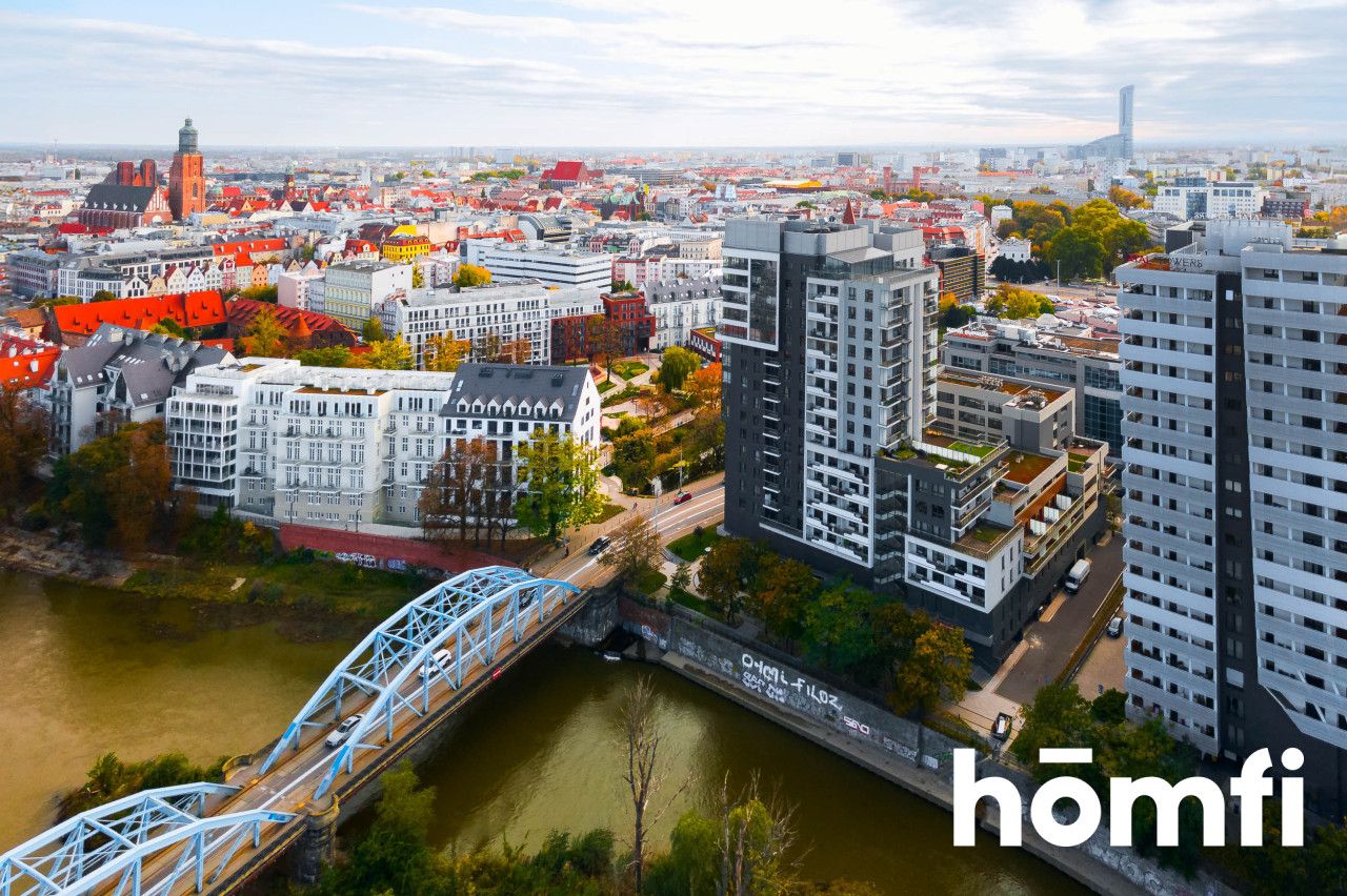 Mieszkanie z widokiem na panoramę - Odra Tower - Mieszkanie - Sprzedaż - Wrocław, Stare Miasto