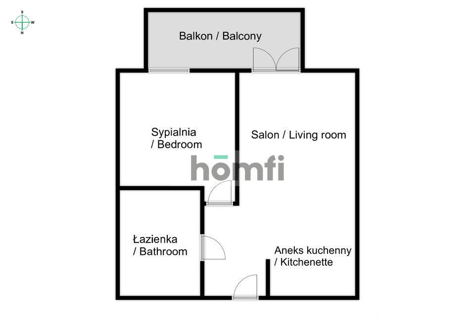 2 pokoje | ul. Mogilska | blisko Parku Lotników - Mieszkanie - Sprzedaż - Kraków, Śródmieście / Grzegórzki