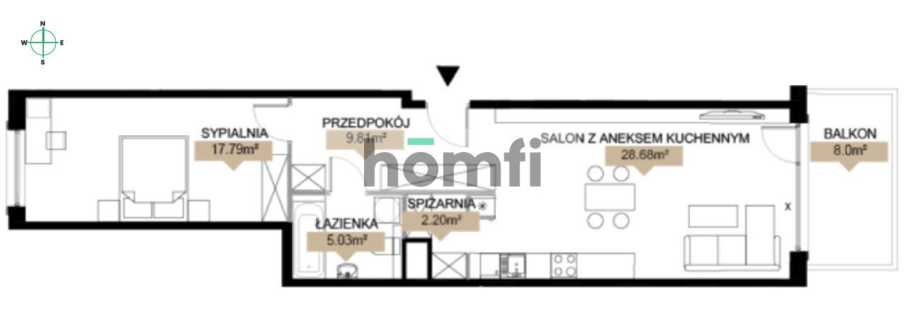 63 m2 | 3POKOJE| GARAŻ |Rondo Matecznego - Mieszkanie - Sprzedaż - Kraków, Podgórze