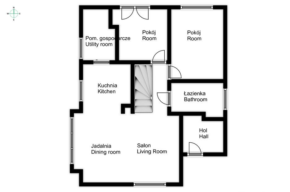 Klimatyczny dom wolnostojący w Pasikurowicach - Dom - Sprzedaż - Wrocławski, Długołęka / Pasikurowice