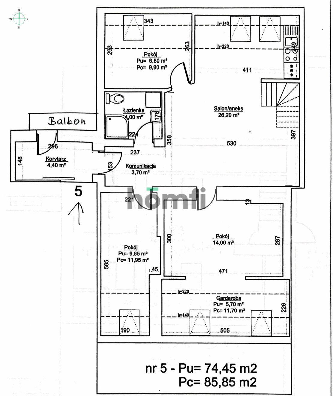 Dreaming of a spacious and bright apartment in the heart of the Masurian region? Here's your chance! - Квартира - Продаж - Węgorzewski, Węgorzewo