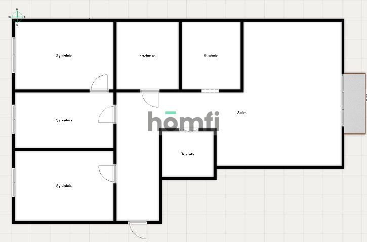 Apartment in a Gated Community - 4 Rooms, 92.86 m² - Квартира - Продаж - Kielce, Barwinek