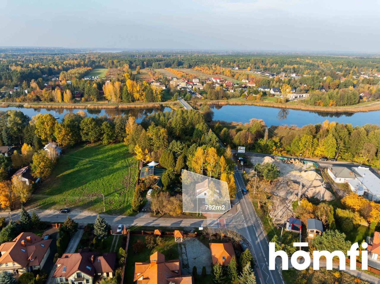 792m2 plot with a wooden house on Lake Zegrze - Дім - Продаж - Legionowski, Nieporęt / Rynia