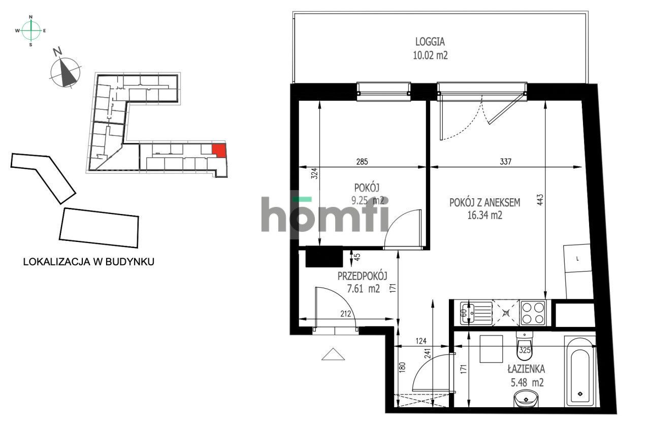 Nowe 2-pokoje z parkingiem w centrum - Mieszkanie - Wynajem - Wrocław, Krzyki