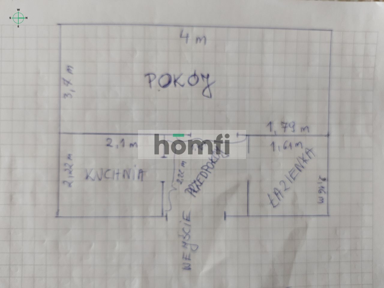 One-bedroom apartment 30.4 m2 in a great location, Krzyki - Apartment - Sale - Wrocław, Krzyki